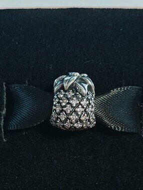 Authentic Pandora Sparkling Pineapple Charm – 791293CZ Sterling Silver